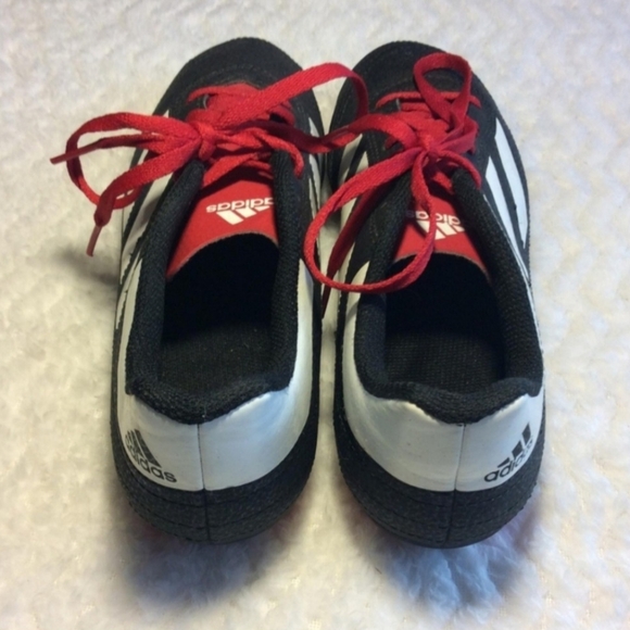 Adidas Men's Black/White Lace Up Football Soccer Cleats Size 4.5 ART G26367 - Picture 4 of 8